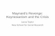 Maynard’s Revenge: Keynesianism and the Crisis - wiiw...• 1918-1929: rising income inequality and liberal (European sense of the word) ideology, leading into the Great Crash based