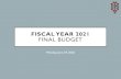 FISCAL YEAR 2021 FINAL BUDGET - Dalton Public SchoolsTentative Budget FINAL Budget Actual Original Budget Budget Draft 3 Budget Draft 4 Draft 5 Draft 6 Revenues FY2019 FY2020 FY2021