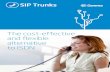 The cost-effective and flexible alternative ... - PrimeTel Ltd€¦ · A cost-effective alternative to ISDN that provides flexibility and continuity Reliable voice services SIP trunking