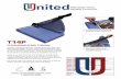 unitedofficenow.comT14P - UnitedOffice NowUnited’s T14P paper trimmer is designed for precision, dura-bility and portability. Its high-carbon steel blade with ergo-nomic handle allows