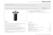 Inline filters with filter element according to DIN 24550...E 51421, edition 20140, Bosch Rexroth AG Inline filters with filter element according to DIN 24550 Features Inline filters
