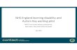 NHS England learning disability and Autism Key working pilot · 2020. 7. 8. · Autism Key working pilot NNPCF and Contact webinar presented by; Kate Sutton, Mary Busk & Mrunal Sisodia