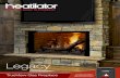 Legacy - Hearth N Home · 2020. 6. 25. · The Legacy TrueView gas fireplace is the first ever gas fireplace without glass that terminates horizontally. A large, traditional viewing