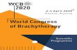 World Congress of Brachytherapy - ESTRO - Home · 2020. 7. 23. · World Congress of Brachytherapy Proffered Papers: Proffered papers 1 - Partial Breast 10:45 - 11:45 Room C8 Chair: