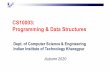 CS10003: Programming & Data Structurescse.iitkgp.ac.in/~aritrah/course/theory/PDS/Autumn2020/...Imperative Programming A C program typically consists of a sequence of statements. They