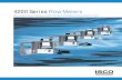 4200 Series Flow Meters · 2012. 10. 12. · The 4200 Series includes the 4210 Ultrasonic, 4220 Submerged Probe, 4230 Bubbler, and 4250 Area Velocity Flow Meters. Now you can choose