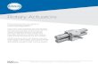 Rotary Actuators ... Rotary Actuators Bimba rotary actuators are designed to accommodate a variety of