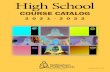 COURSE CATALOG - Bellingham Public Schools...Feb 10, 2021  · 6 High School Course Catalog 2021-22 English 4.0 English 101 1.0 English 201 1.0 Additional English Courses 2.0 CLASSES