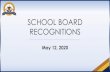 SCHOOL BOARD RECOGNITIONS · Alexander Blair. North Paulding HS. Ruth Nya. North Paulding HS. Atsingnwi Tuma. Paulding County HS “Seniors who exhibit excellence in all phases of