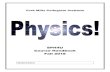 SPH4U Course Handbook Fall 2018 Handbook... · 2019. 12. 5. · SPH4U: Course Syllabus This syllabus contains a list of all classes, topics and homework in the Gr. 12 physics course.