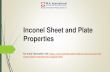 Inconel Sheet and Plate Properties