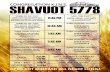 GNOL 5TH - 8TH GRADE BOYS · 2018. 5. 15. · gnol 5th - 8th grade boys 11:45 pm - 4:45 am 11:45 pm 12:45 am gnol shiurim & chaburas with a coffee bar! rabbi yoav bar kochva rabbi