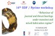 16 EDF / Pprime workshop - ASME Community · 2017. 10. 9. · Phalle V. M., Pawar S. R, Khaske P. G. VJTI Mumbai 40019, India, Air India Engineering Service Ltd, India. 5) “Investigation