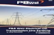 P&B Weir Electrical Ltd. Transmission Line Earthing...The Transmission Line range of portable earthing is suitable for temporary earthing of conductors within the range 132kV, 275kV