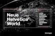 SCRIPTS Neue Helvetica World · 2019. 10. 31. · scripts, such as Arabic, do not have an italic design). intro 2. Should the language support of Neue Helvetica World still not be
