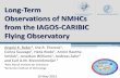 Long-Term Observations of NMHCs from the IAGOS-CARIBIC ......above the chemical tropopause (Zahn et al., 2003 [JGR]) – N 2 O >2 σ below tropospheric trend (Umezawa et al., 2014