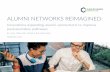 ALUMNI NETWORKS REIMAGINED · Alumni as sources of experiential learning and client projects Alumni as staff for program delivery Analysis: Five ways rethinking alumni connections