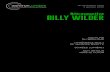Rétrospective BILLY WILDER - Institut Lumière...12 novembre 2015 Rue du Premier-Film, Lyon, France 5 janvier 2016 institutlumière Rétrospective BILLY WILDER les films du week-end