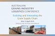 OUR SPONSORS & SUPPORTERS - Grain Trade Australia ......SHIP LOADING Siwertell ship loader rated to 2,000mtph VESSEL DISCHARGE Import grain capability BERTH DRAFT Berth draft of 12.8m,