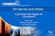 Sustainable Energy Solutions Oil Sands and Water...Sustainable Energy Solutions Mining by-product stored in “lakes” for 40+ years 720 billion litres Cover > 130 km2 Tailings production