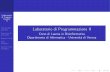 Laboratorio di Programmazione II - Corso di Laurea in Bioinformatica Dipartimento di ...profs.sci.univr.it/.../courses/algBio/slides/controllo.pdf · 2019. 3. 11. · Laboratorio