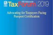 Advocating for Taxpayers Facing Passport CertificationAmanda Bartmann Attorney Advisor to the National Taxpayer Advocate Amanda.K.Bartmann@irs.gov Further Questions Created Date 11/1/2019