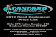 2019R6 Price List – List & Net Concord Road Equipment Mfg., Inc… · 2019. 5. 14. · concord 94 series - truck mounted post pullers ... medium duty aluminum dump bodies.....55