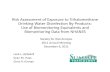 Risk Drinking Water Disinfection By Products: Use Biomonitoring Equivalents ... for Risk/Workshop/SRA... · 2018. 3. 4. · Use of Biomonitoring Equivalents and Biomonitoring Data
