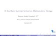 IX Southern-Summer School on Mathematical Biology · 2020. 1. 14. · References J.D.Murray: Mathematical Biology I (Springer,2002) F.BrauereC.Castillo-Chavez: Mathematical Models