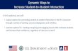 Dynamic Ways to Increase Student-to-Student Interaction · Dynamic Ways to Increase Student-to-Student Interaction forthe American English Live Teacher Professional Development Series,