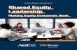 On Shared Equity Leadership Series Shared Equity Leadershipleadership by articulating the constellation of personal journey, values, and practices that leaders embody and share to