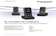 KX-TCA SERIES DECT HANDSETS - Vadtelvadtel.co.uk/wp-content/uploads/2017/03/KX-TCA-SpecSheet.pdf · 2017. 3. 23. · 1.8 inch colour LCD Noise reduction DECT paging Call log (PBX)