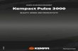 Kempact Pulse 3000 - Kemppi · 2019. 2. 14. · Kempact Pulse 3000 Kemppi K5 MIG/MAG welder that offers synergic, pulsed and double-pulsed welding modes. Provides maximum output at
