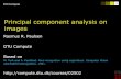Principal component analysis on imagescourses.compute.dtu.dk/02502/Presentations/02502... · 2021. 2. 15. · DTU Compute 13 DTU Compute, Technical University of Denmark Image Analysis