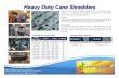 Heavy Duty Cane Shredders - Carbo Solutions Duty Cane... Heavy duty verCcal shredder prepares the cane