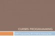 CURSES PROGRAMMING - AndroBenchcsl.skku.edu/uploads/ICE2015F15/ncurses.pdf · Ncurses Library ¨ New Curses ¨ Derived from pcurses ¤ Developed by Pavel Curtis in 1982 ¨ Released
