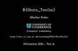 ${Unix Tools} - University of Cambridgexfig, tgif, gimp graphics drawing tools *topnm, pnmto*, [cd]jpeg graphics format converters passwd change your password chmod change ﬁle permissions