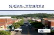 Galax, Virginia · 2021. 2. 22. · Healthcare, operates a 141-bed facility in Galax that provides acute care, ambulatory care and an emergency department. Its services include behavioral