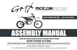 GMX X-SERIES DIRT BIKE 50cc | 150cc | 250cc · 2020. 7. 27. · motorcycle. Your motorcycle can provide many years of service and pleasure—if you take responsibility for your own