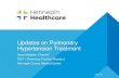 Updates on Pulmonary Hypertension Treatment · • Phosphodiesterase-5 Inhibitors ... • Hearing loss • Priapism • Vaso-occlusive crisis • Management • Frequent blood pressure