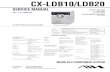 CX-LDB10/LDB20diagramas.diagramasde.com/audio/CX-LDB10.pdf · 2012. 5. 1. · Sony Corporation Personal Audio Group Published by Sony Engineering Corporation AEP Model E Model CX-LDB10/LDB20