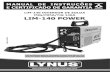 Lynus Manual Inversor LIM-140 Power 201910 · locais fechados sem circulação de ar. Se possível utilizar exaustor. 4.4 - Tensão de alimentação adequada. A tensão de alimentação
