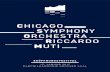 CHICAGO SYMPHONY ORCHESTRA RICCARDO MUTI · 2017. 1. 9. · CHICAGO SYMPHONY ORCHESTRA DIRIGENT RICCARDO MUTI Alfredo Catalani (1854–1893) Contemplazione (1878) Richard Strauss