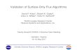 Validation of Surface-Only Flux Algorithms · 2017. 5. 19. · Climate Science Branch, NASA Langley Research Center Validation of Surface-Only Flux Algorithms Twenty Seventh CERES−II