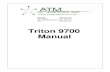Triton 9700 Manual - Welcome to ATM of America, Inc. · 2017. 10. 3. · Triton 9700 Manual. CASH DISPENSER OPERATION MANUAL - MODEL 97XX-SERIES TRITON SYSTEMS, INC. ii FCC COMPLIANCE