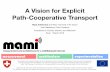A Vision for Explicit Path-Cooperative Transport · 2020. 8. 19. · M. Kühlewind: A Vision for Explicit Path-Cooperative Transport The MAMI Project Measurement and Architecture