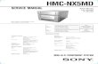 HMC-NX5MD - Minidisc · 2002. 2. 19. · HMC-NX5MD HMC-NX5MD is the CD player and MD Deck section in DHC-NX5MD CD Section Model Name Using Similar Mechanism NEW CD Mechanism Type