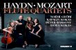 HAYDN MOZART FLUTE QUARTETSoriginal chamber music pieces for the flute. Presenting these and the prospect of transcribing two substantial Haydn quartets from the Op. 76 series to record