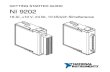 NI 9202 Getting Started Guide - National Instruments · 2010. 8. 1. · NI 9202 with Spring Terminal Isolation Voltages Channel-to-channel None Channel-to-earth ground Continuous