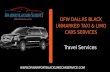 DFW Dallas Black Unmarked Taxi & Limo Cars Services